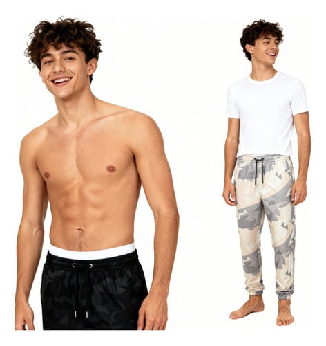 Pantalon hombre cargo TND camuflado