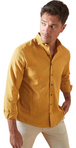 Camisa hombre con cuello lisa