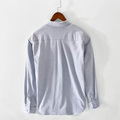 Camisa hombre con cuello lisa