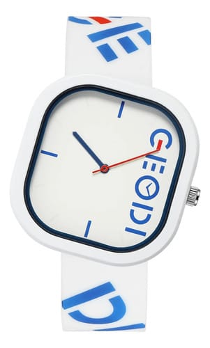Reloj Sanda deportivo correa de goma Azul y rojo