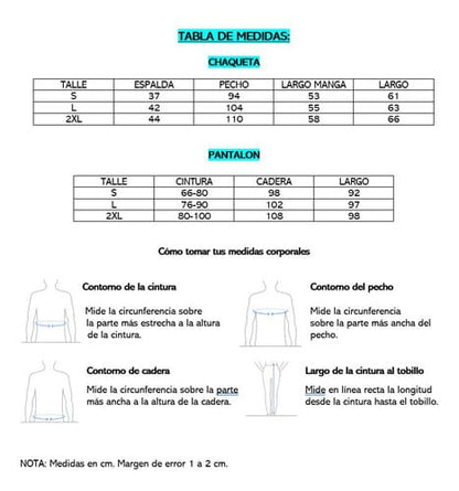 Conjunto dama chaqueta manga rayada + pantalon