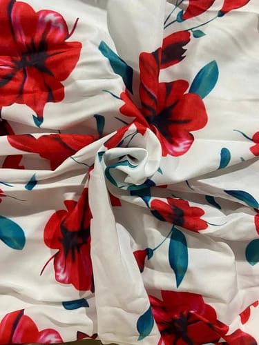 Maxivestido top crepe floreado