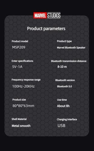 Altavoz Parlante Marvel