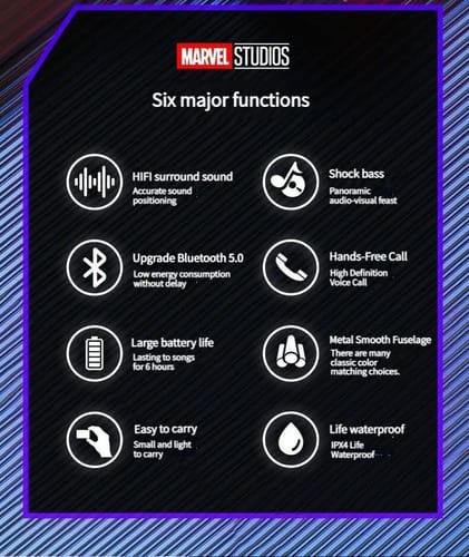 Altavoz Parlante Marvel