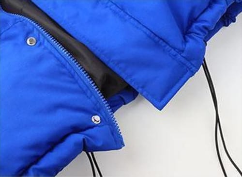 Campera dama  acolchada con cuello alto