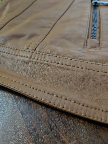 Campera dama Melaioma cuero 