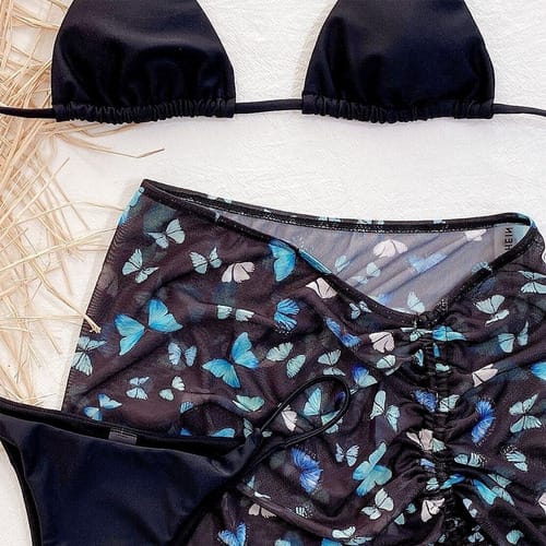 Bikini 3 pcs con pareo 