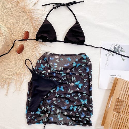 Bikini 3 pcs con pareo 