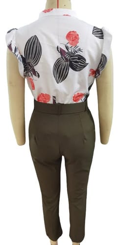 Conjunto dama casual pantalon + blusa