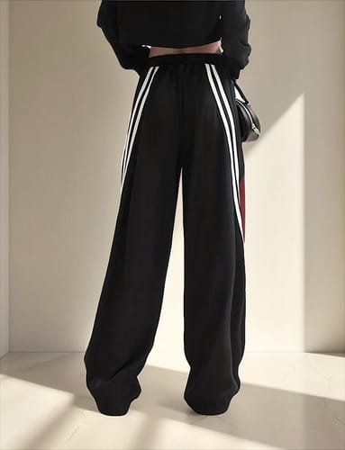 Pantalon dama deportivo trap rayas lateral