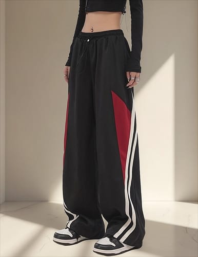 Pantalon dama deportivo trap rayas lateral