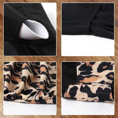 Bikini TA leopardo top con volado