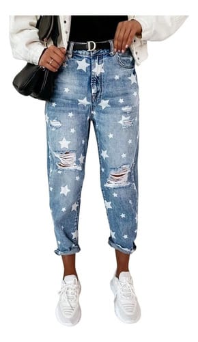 Jean dama estrellas roto