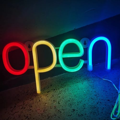 Luces open rgb para pared