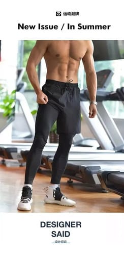 Conjunto hombre Swet short + calentador largo