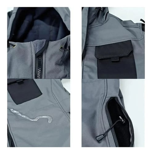 Campera hombre militar impermeable