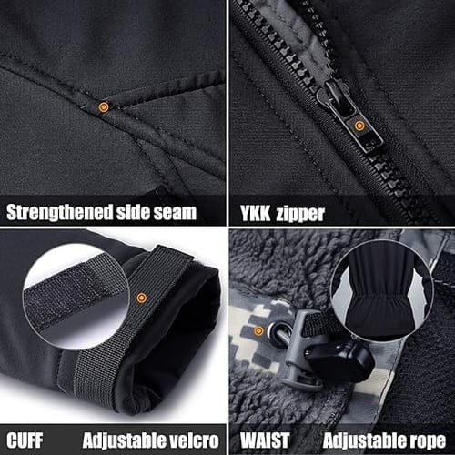 Campera hombre militar impermeable