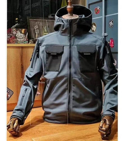 Campera hombre militar impermeable