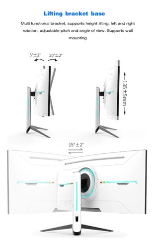 Monitor Nereus curvo 2K 27 Inch 165Hz