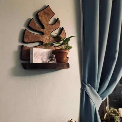 Marco Estante Organizador de Pared SM Madera Retro para Plantas