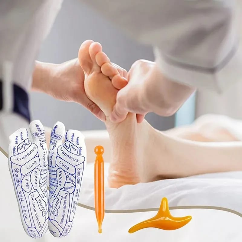 Medias de Acupresión para Masaje de Pies, Reflexología y Fisioterapia. Alivian pies cansados