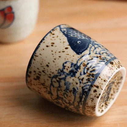 Taza de te Cerámica Retro de 50 ml estilo Japones
