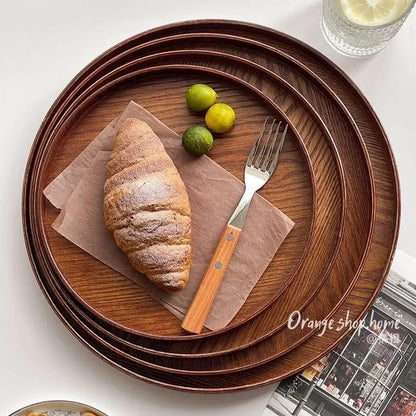 Bandeja Redonda Servir y Decorar. Ideal para café, desayuno