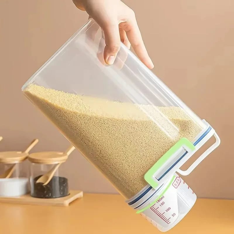Contenedor tupper  hermético multifuncional a prueba de humedad para granos, arroz y alimento