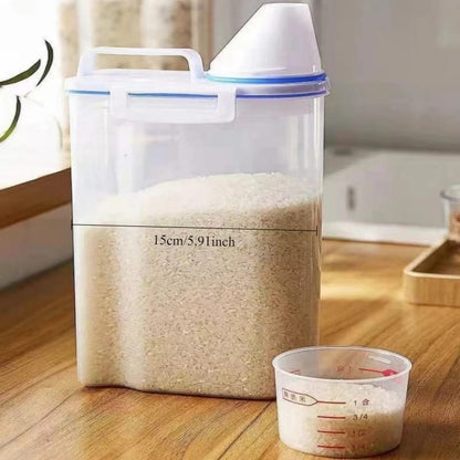 Contenedor tupper  hermético multifuncional a prueba de humedad para granos, arroz y alimento