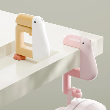 Gancho Portátil Tucan Pensante para Mesa, Cartera, Bolso o Pared