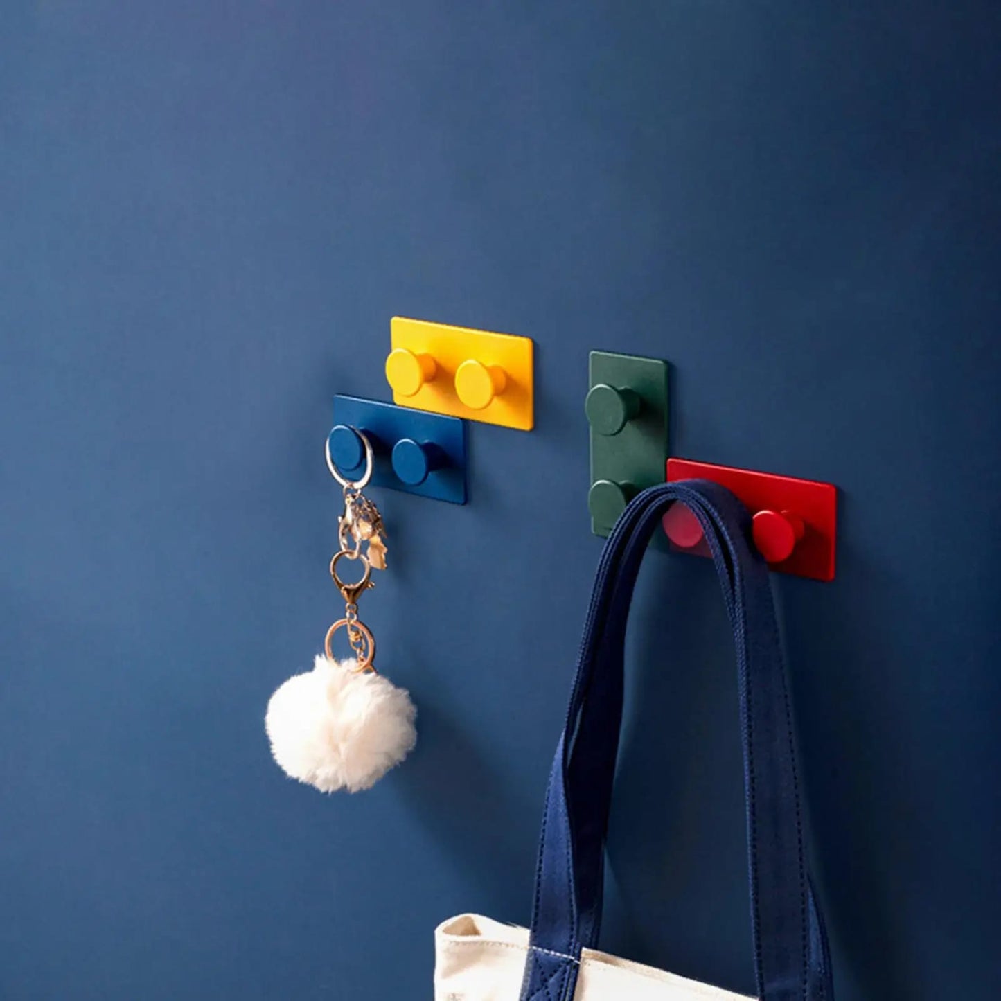 Set de 4 Ganchos de Pared Adhesivos para Colgar. Perchero