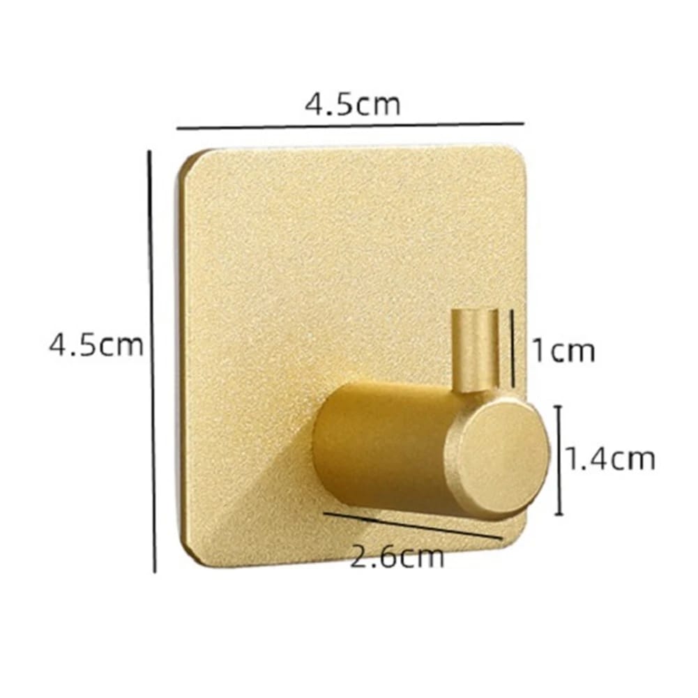 Perchero de Pared Autoadhesivo Acero Inoxidable. Ganchos