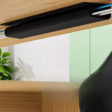 Organizador de Cables Bajo Escritorio 40cm Autoadhesivo - Canaleta para Gestión de Cables en Hogar y Oficina