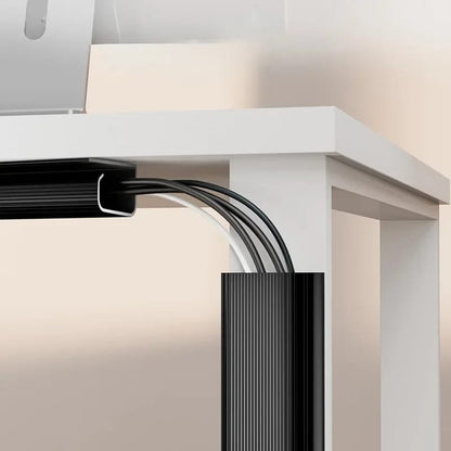 Organizador de Cables Bajo Escritorio 40cm Autoadhesivo - Canaleta para Gestión de Cables en Hogar y Oficina