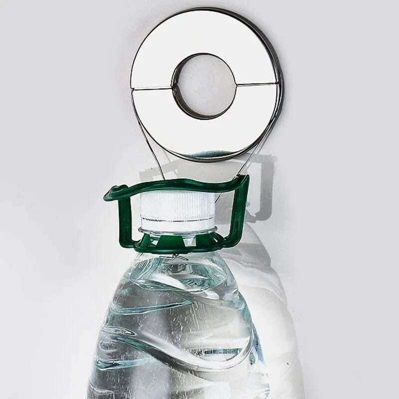 Tapa decorativa autoadhesiva de acero inoxidable para grifo, ducha o caño. Acabado cromado. Accesorio de pared para baño y cocina.