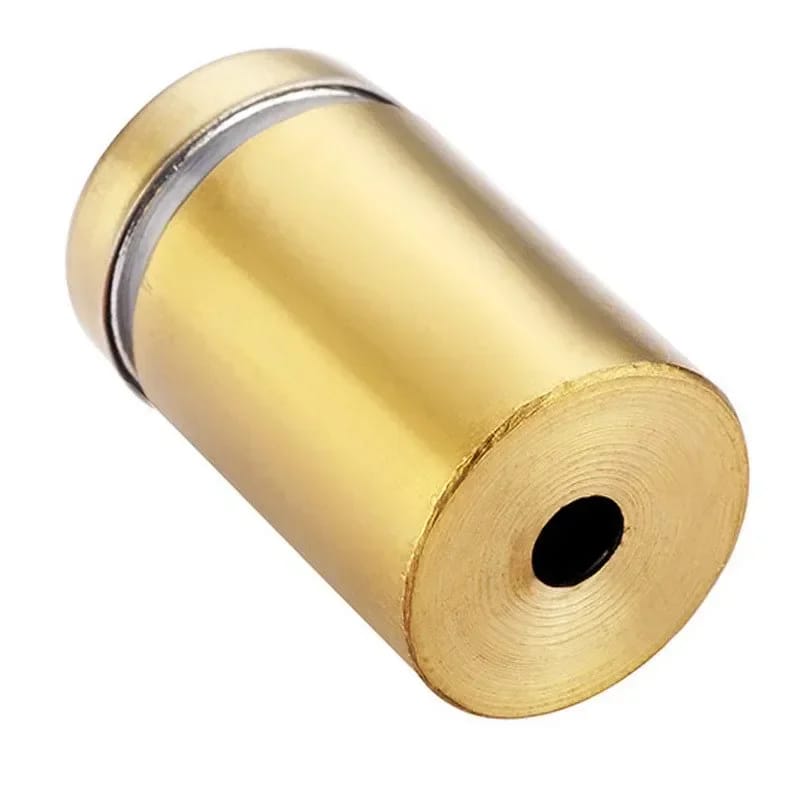 Tornillos decorativos de acero inoxidable negro, clavos dorados cepillados acrílicos. Ideales para fijación de vidrio, espejos y paneles publicitarios personalizados.