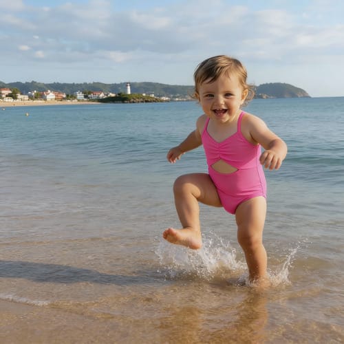 Bikini maya Art Class entera para niñas de calidad para el verano.