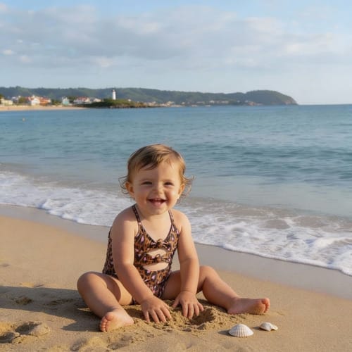 Bikini maya Art Class entera para niñas de calidad para el verano.