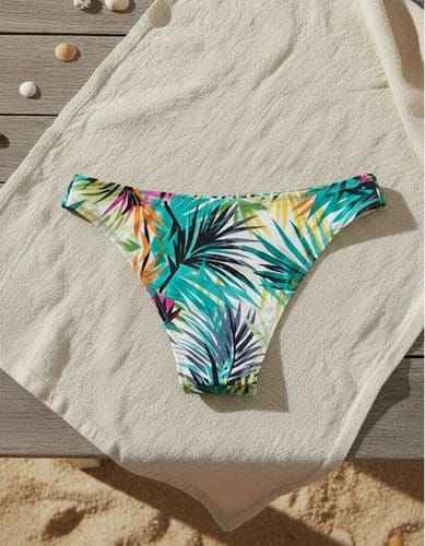 Bikini dama Shade & Shore parte inferior Tropical