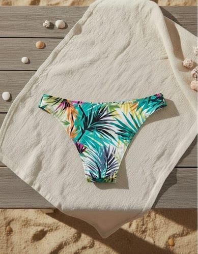Bikini dama Shade & Shore parte inferior Tropical