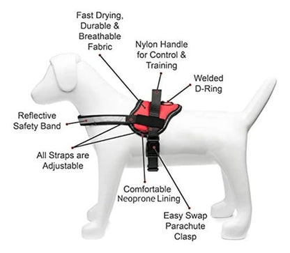 Pretal Arnés Perro Tipo Malla Reflectivo