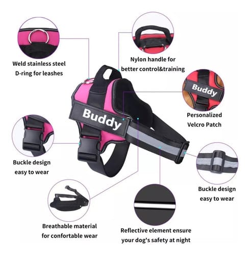 Pretal Arnés Perro Tipo Malla Reflectivo