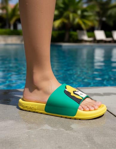 Chinelas ojotas mujer tapaboca