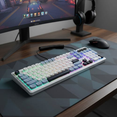  Teclado gammer de tres modos Mecánico con cable