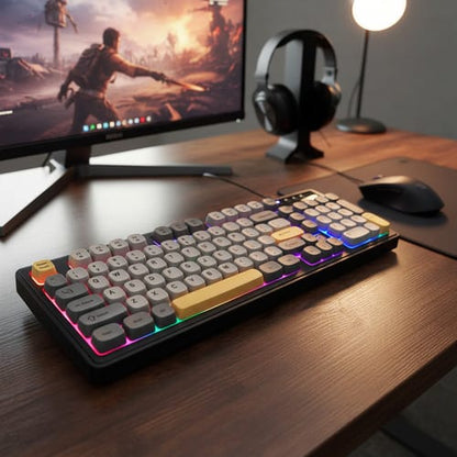  Teclado gammer de tres modos Mecánico con cable