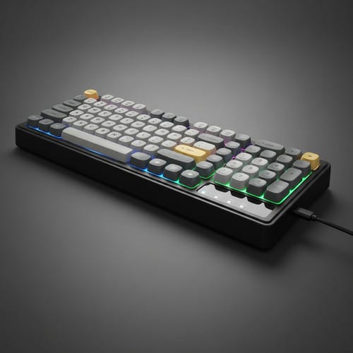  Teclado gammer de tres modos Mecánico con cable