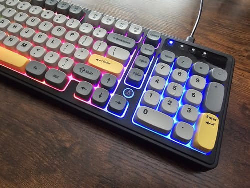  Teclado gammer de tres modos Mecánico con cable
