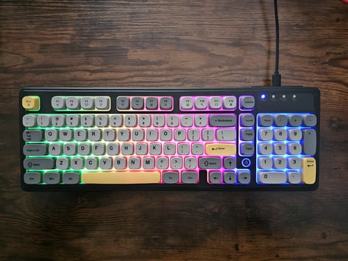  Teclado gammer de tres modos Mecánico con cable