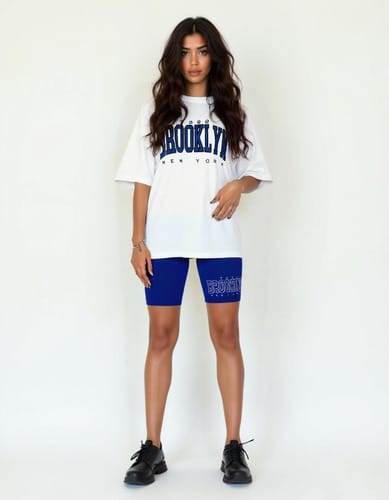 Conjunto dama Brookling remera y biker