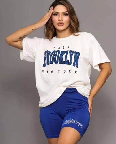 Conjunto dama Brookling remera y biker